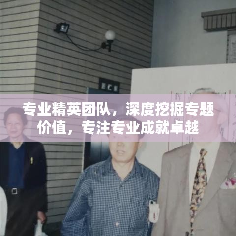 专业精英团队，深度挖掘专题价值，专注专业成就卓越