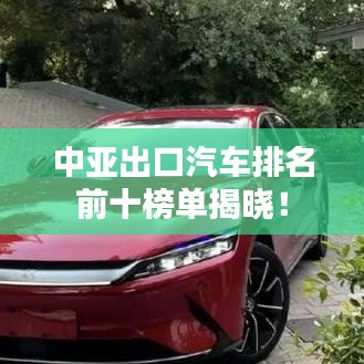 中亚出口汽车排名前十榜单揭晓！