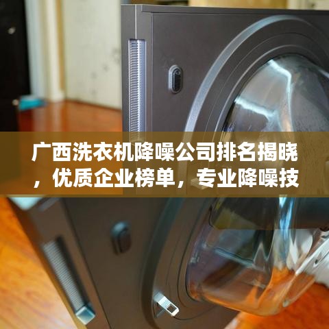广西洗衣机降噪公司排名揭晓，优质企业榜单，专业降噪技术引领行业！