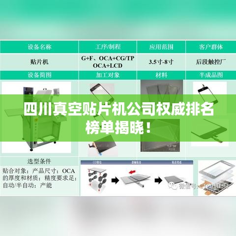 四川真空贴片机公司权威排名榜单揭晓！
